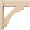 Ekena Millwork 8-in W x 20-in D x 32-in H Merced Block Rough Cedar Woodgrain TimberThane Outlooker, Primed Tan OUTUR080X20X32MRC44RCPR - alternate 4